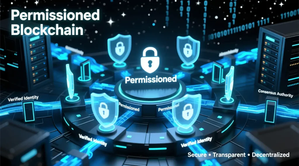 البلوك تشين المسموح بها (Permissioned Blockchain)