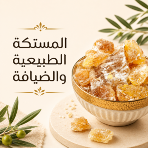 علك مستكة طبيعي فاخر من متجر الماجدية للضيافة والقهوة.
