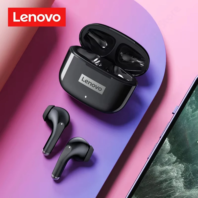 سماعات لينوفو LP40 برو اللاسلكية 1 سماعات لينوفو LP40 PRO TWS اللاسلكية للألعاب بتقنية البلوتوث 5.4