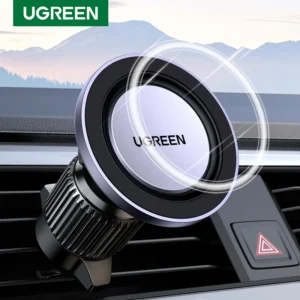UGREEN حامل هاتف السيارة المغناطيسي الهواء تنفيس سيارة حامل الهاتف مع هوك آيفون