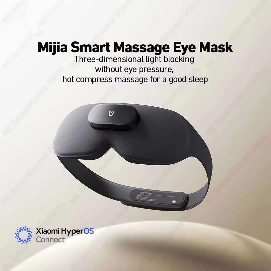 جهاز تدليك العين الذكي شاومي ميجيا 1 جهاز تدليك العين الذكي الأصلي من MIJIA بتقنية 3D وحرارة محدودة و4 نقاط اهتزاز وم